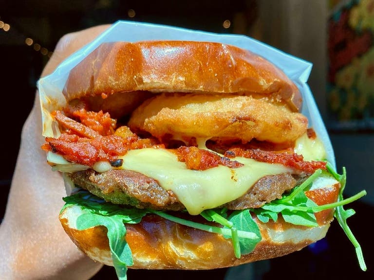 Gastropub Burger at Native Foods in Westwood