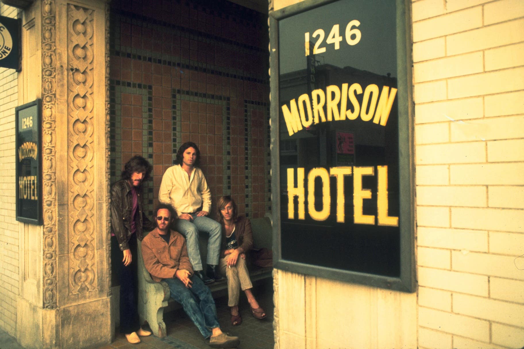 The Doors at the Morrison Hotel in December 1969