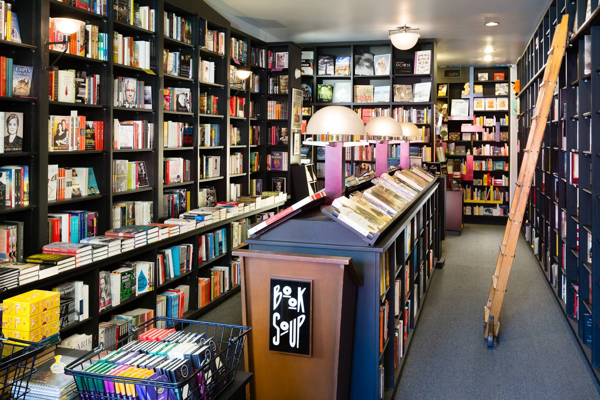 Interior of Book Soup on the Sunset Strip in West Hollywood