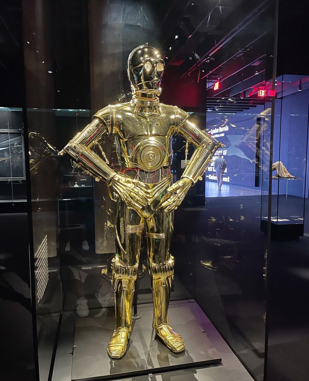 C-3PO suit at the Academy Museum of Motion Pictures