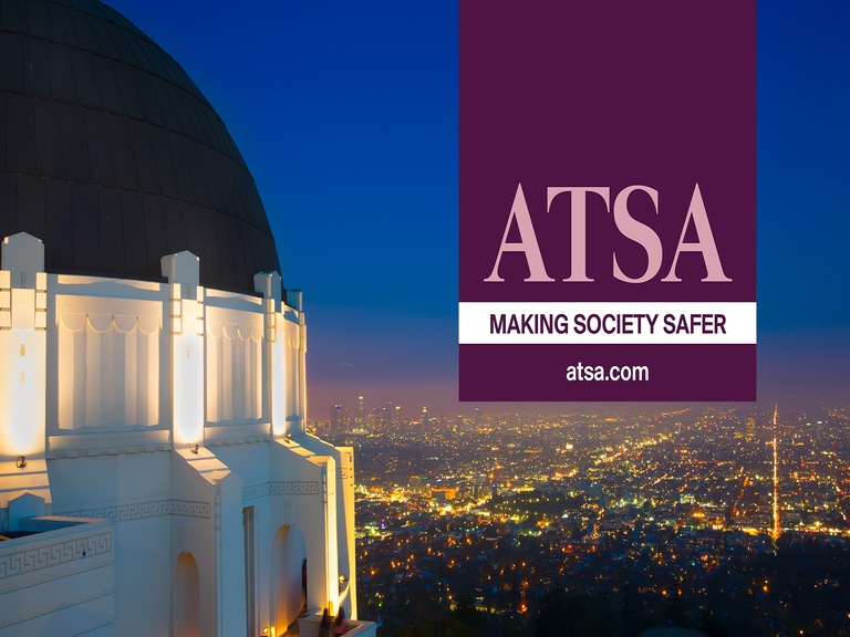 ATSA Logo with view of LA