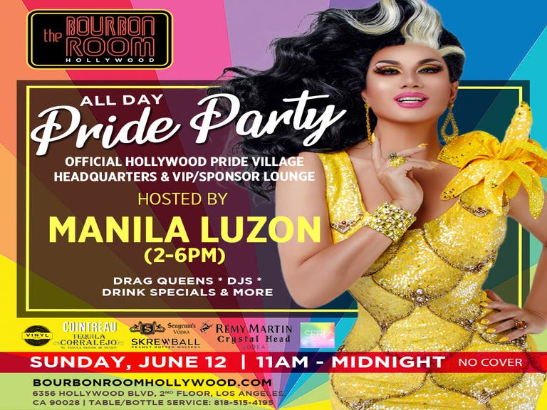 All Day Pride Party at The Bourbon Room Hollywood