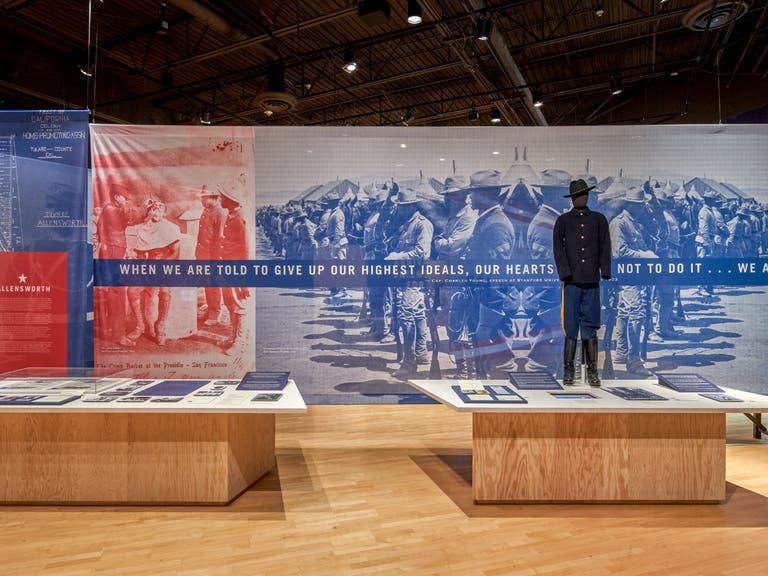 "For Race and Country: Buffalo Soldiers in California" exhibit at CAAM