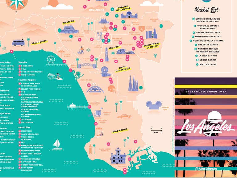 Picture of OFFICIAL MAP OF LOS ANGELES