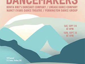 Flyer image for Foothills Dancemakers Sept. 2022 show