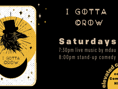 I Gotta Crow is a carefully curated stand-up show with comics from HBO, Comedy Central, Netflix and late night TV. Big comics on an intimate stage.