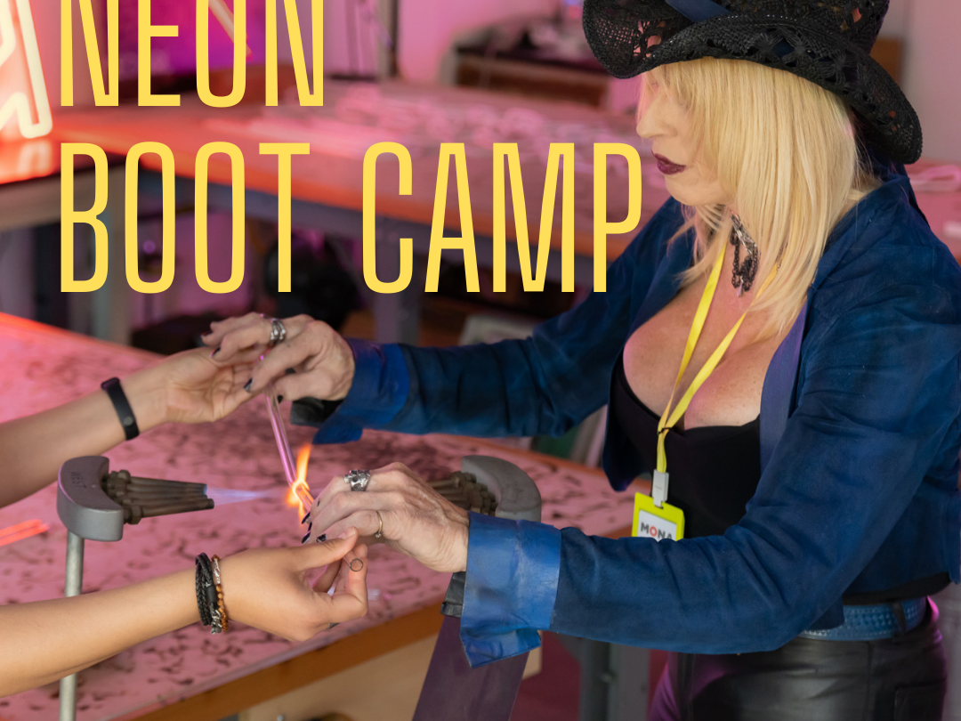 Neon Boot Camp Class Poster