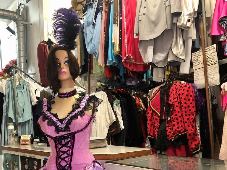 Saloon Girl costume at Ursula's Costumes