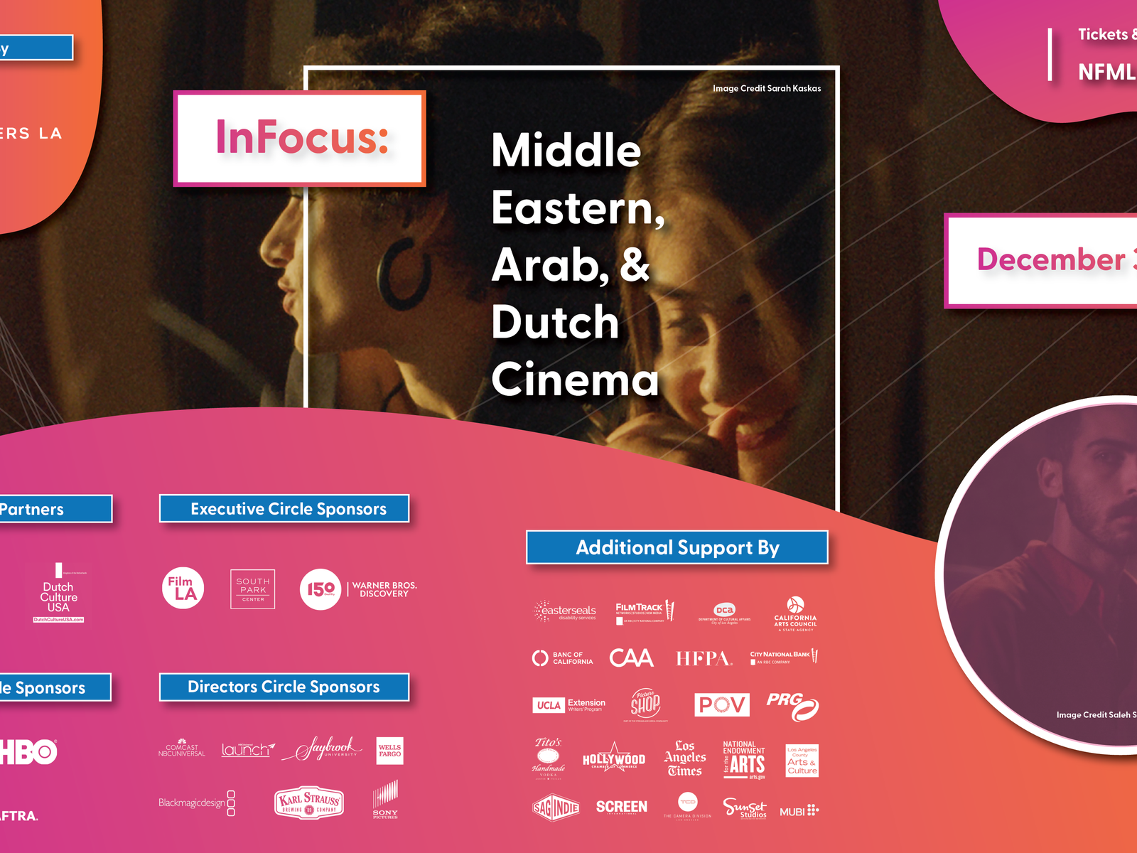 NewFilmmakers LA December Festival InFocus: Middle Eastern, Arab & Dutch Cinema