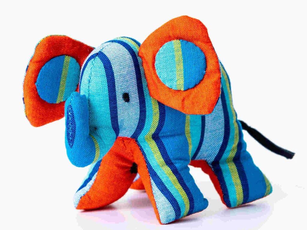 Monkey Mind Stuffed Elephant at Craft Contemporary
