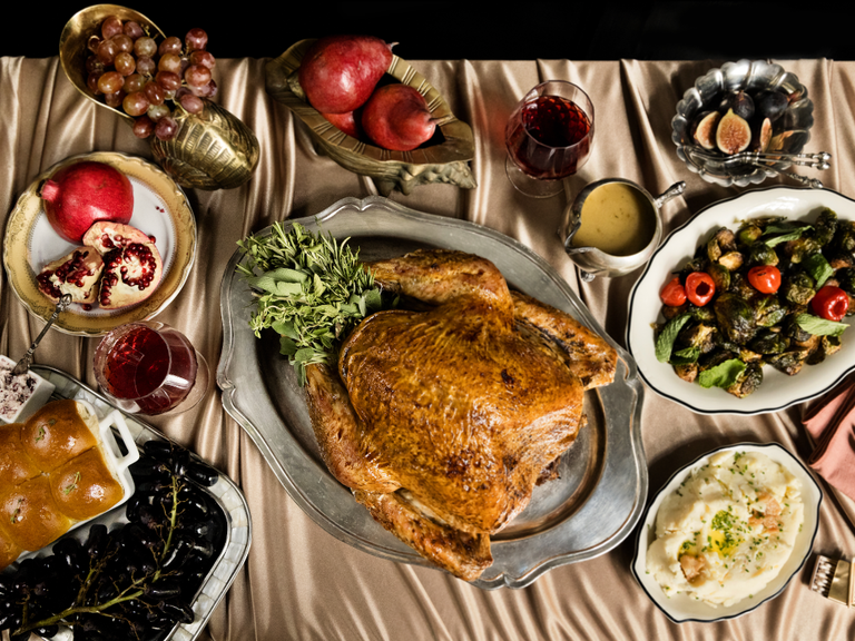 Thanksgiving at Lillie's in the Culver Hotel