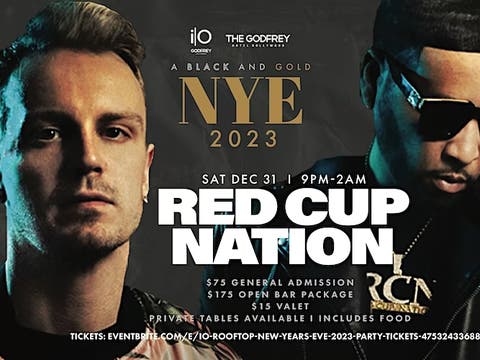 Red Cup Nation at I|O Rooftop NYE 2022