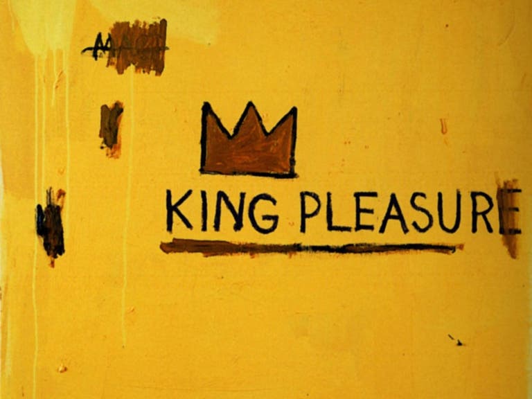 Jean-Michel Basquiat, "King Pleasure" (1987)