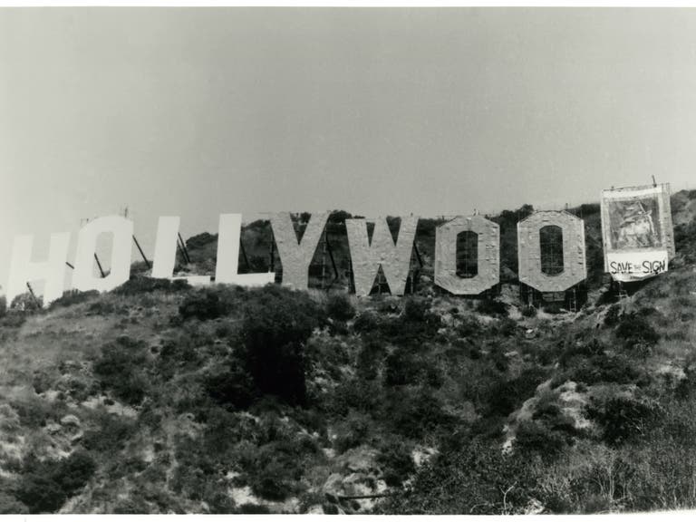 Hollywood Sign "Save the Sign" prank in 1973