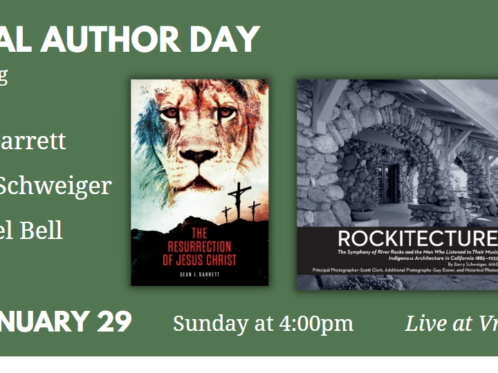 Main image for event titled VROMAN’S LOCAL AUTHOR DAY FEATURING SEAN GARRETT, BARRY SCHWEIGER, AND MICHAEL BELL