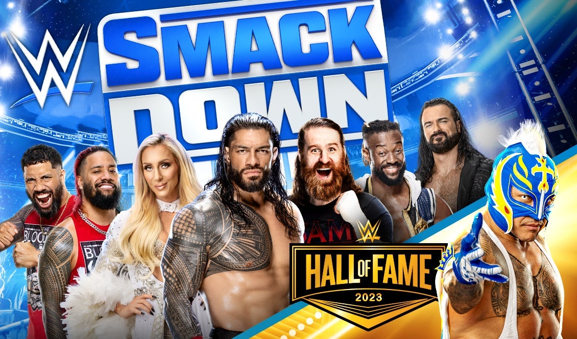 Main image for event titled Friday Night SmackDown/2023 WWE Hall of Fame Induction Ceremony