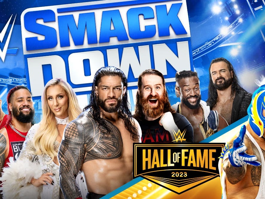 Main image for event titled Friday Night SmackDown/2023 WWE Hall of Fame Induction Ceremony