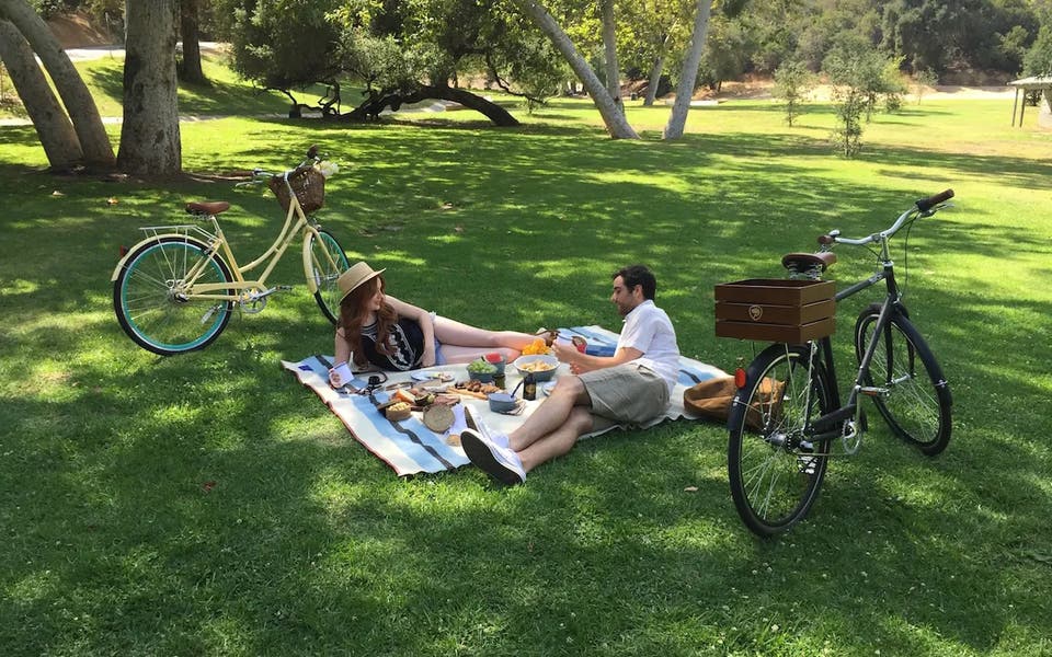 Picnic near Crystal Springs Drive in Griffith Park   |  Photo:  Tuan Lee