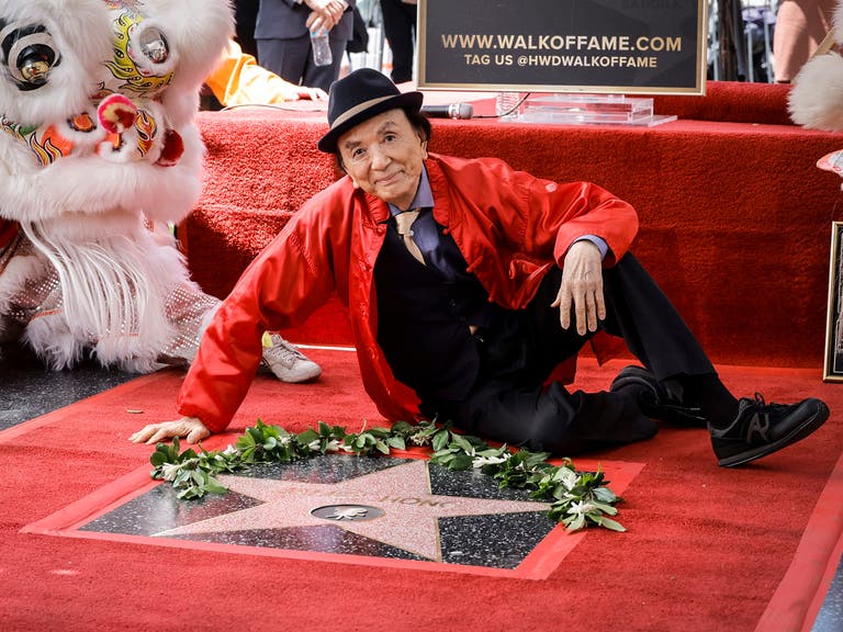 James Hong receives his Walk of Fame star