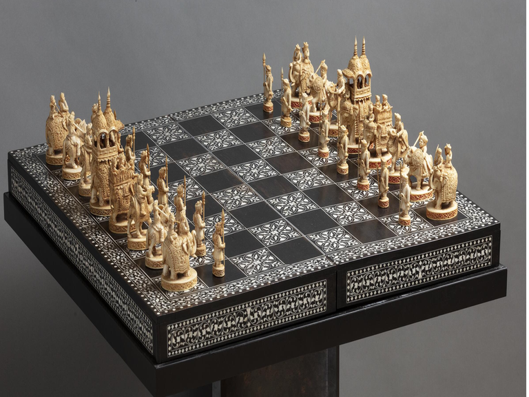 Chess Set from India at the Norton Simon Museum