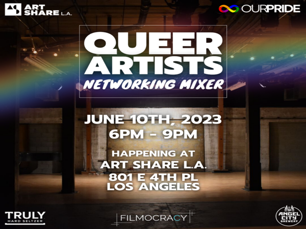 Queer Artist Networking Mixer Flyer