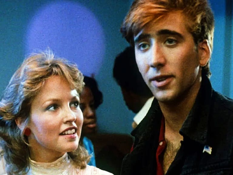 Nicolas Cage and Deborah Foreman in "Valley Girl" (1983)