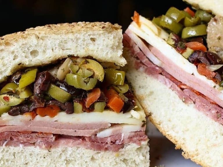 Muffuletta at Little Jewel of New Orleans in Chinatown