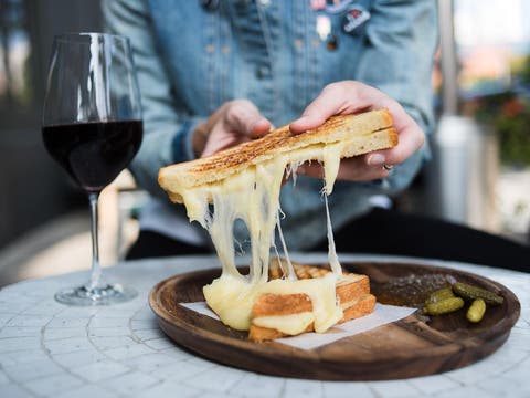 The Grilled Cheese at Esters Wine Shop & Bar