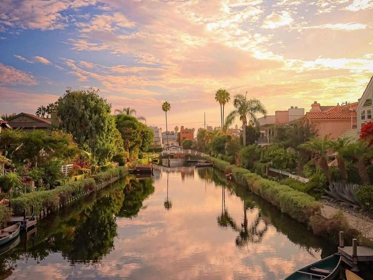 Venice Canals at sunset