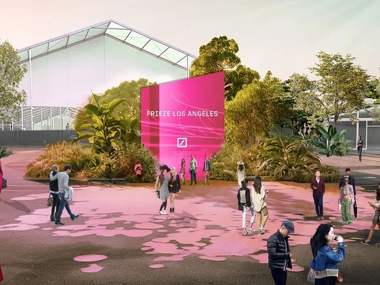 Frieze LA 2024 rendering by WHY Architects