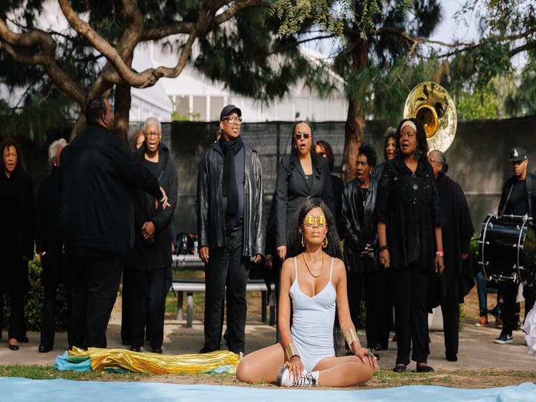 Autumn Breon and the Black Fist Brass Band at Frieze LA 2023