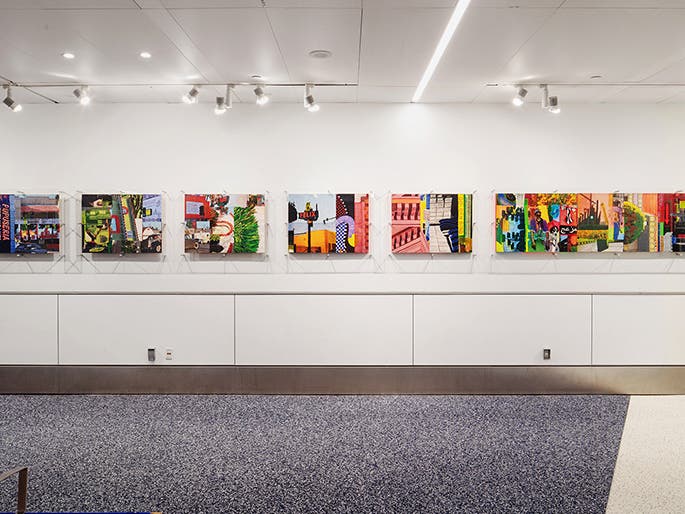 Jamie Scholnick, "Layered Histories" exhibit on view in Terminal 1 at LAX