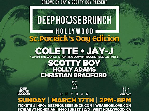 Deep House Brunch at Skybar on St. Patrick's Day 2024