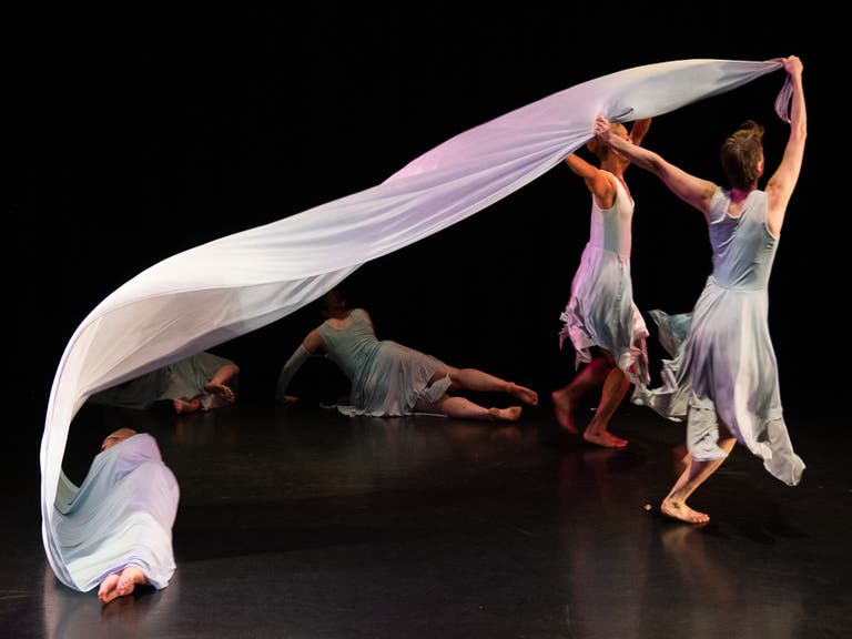 Dancers performing "Off the Path"