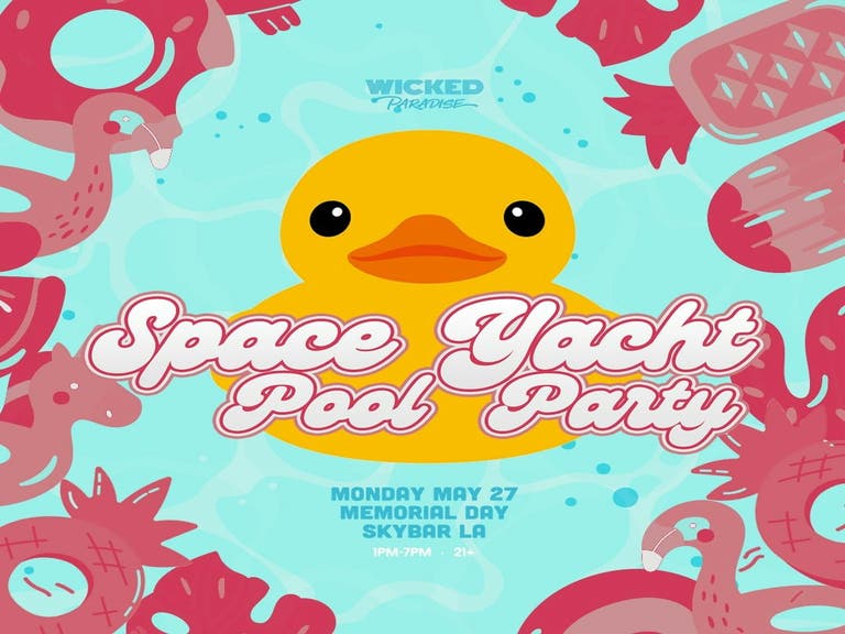 Space Yacht Pool Party at Skybar