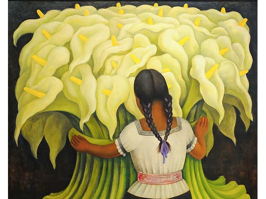 "The Flower Vendor (Girl with Lilies)" at the Norton Simon Museum