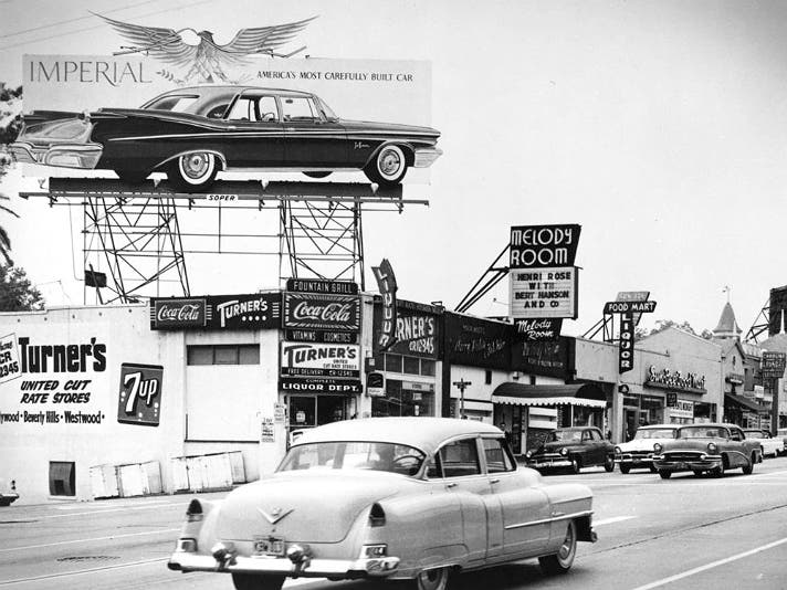 Melody Room on the Sunset Strip in 1956
