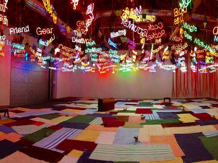 Jason Rhoades, “My Madinah. In pursuit of my ermitage…”, 2004 at Hauser & Wirth Los Angeles | Instagram by @amy_miz