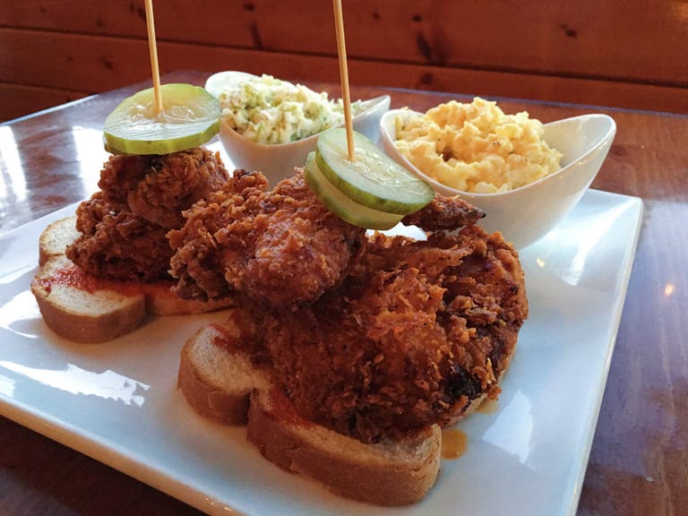 Nashville Hot Chicken Sandwich | Photo courtesy of Boneyard Bistro, Facebook