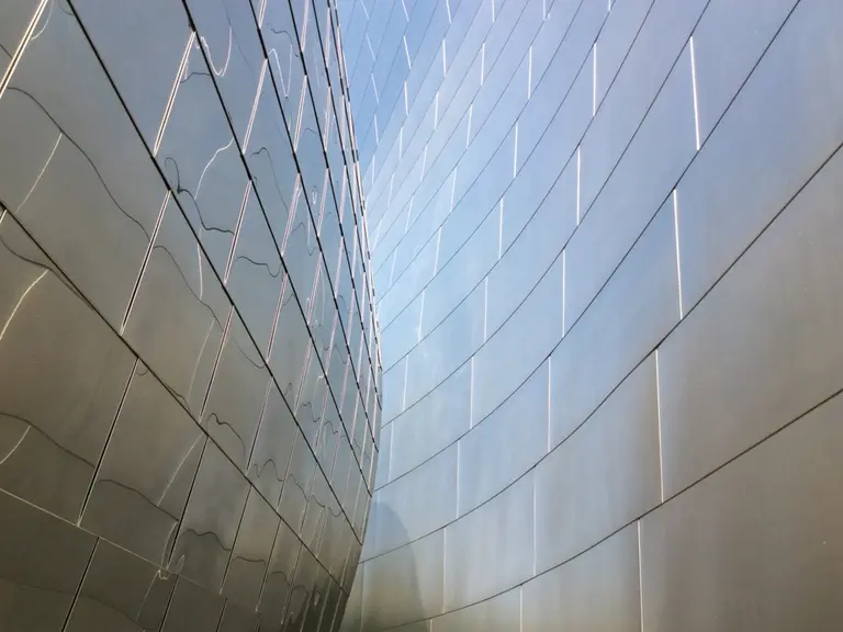 Walt Disney Concert Hall steel panels