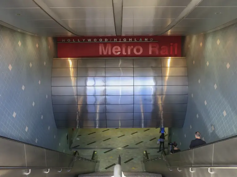 Metro Station at Hollywood and Highland