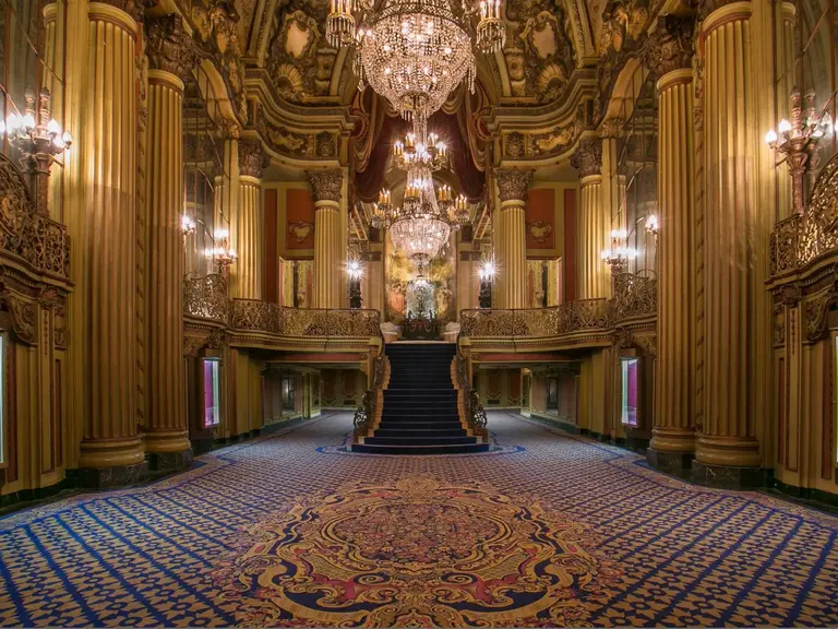 Lobby of the Los Angeles Theatre in Downtown LA