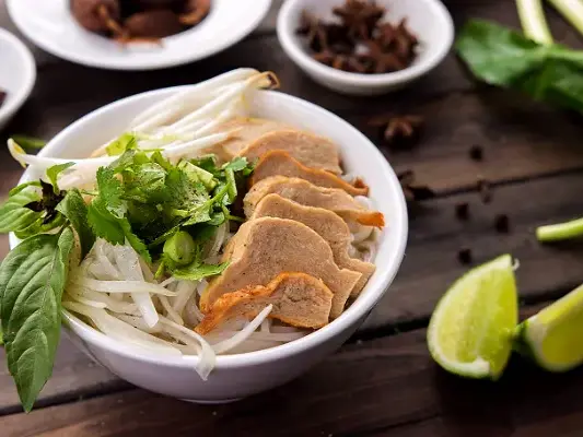 Pho with soy chicken | Photo courtesy of Au Lac Los Angeles, Facebook