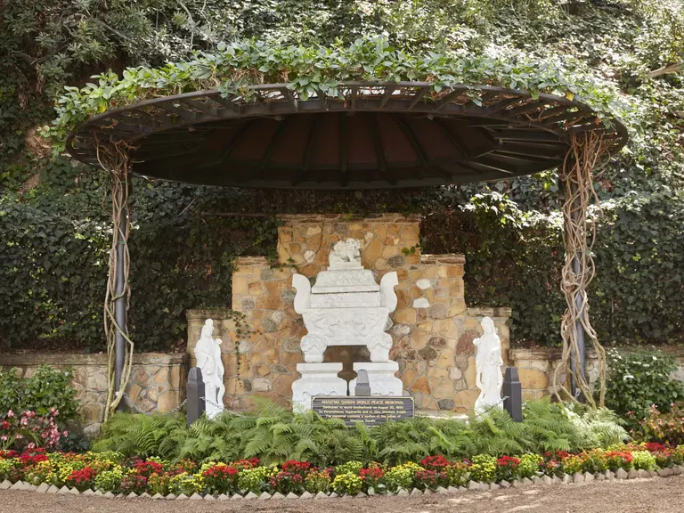Mahatma Gandhi World Peace Memorial at the Self-Realization Fellowship Lake Shrine