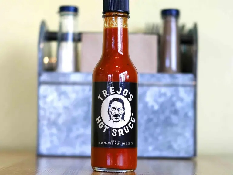 The Original Trejo's Hot Sauce at Trejo's Tacos