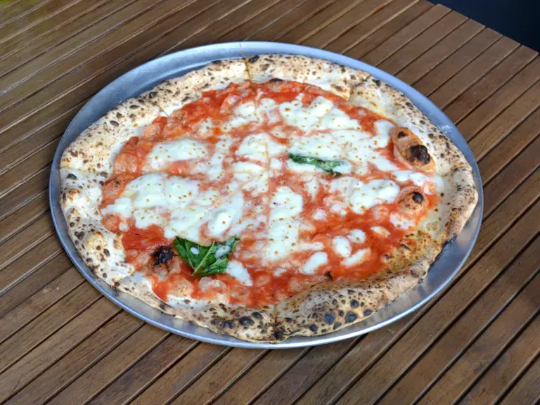 Margherita Pizza at L’Antica Pizzeria da Michele in Hollywood