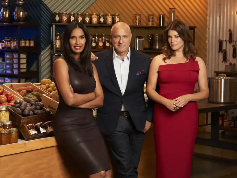 "Top Chef" stars Padma Lakshmi, Tom Colicchio, Gail Simmons