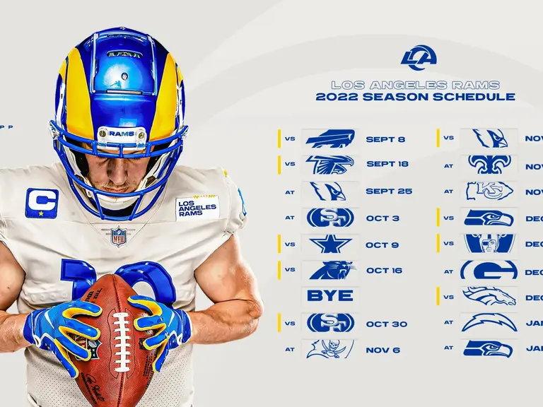 Los Angeles Rams 2022 Schedule