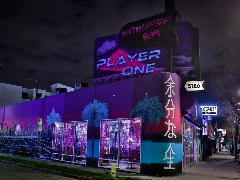 Exterior of Player One in the NoHo Arts District