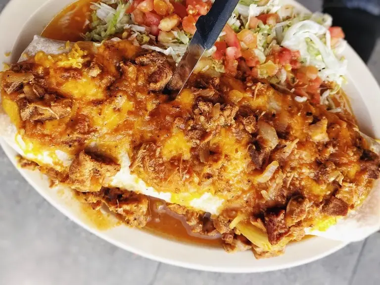 Manuel’s Special Burrito at El Tepeyac in Boyle Heights